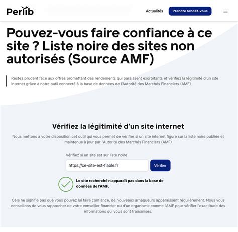 Listes noires des sociétés et sites non autorisés